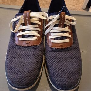 Cole Haan Men's Blue and Brown Sneakers